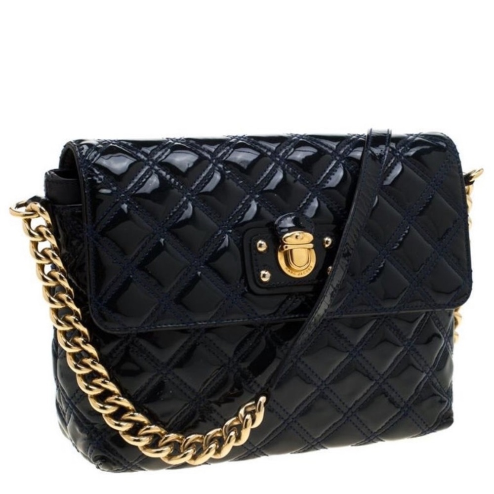 Marc Jacobs Quilted Patent Leather Crossbody